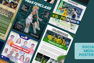 create custom posters and reels for social media marketing
