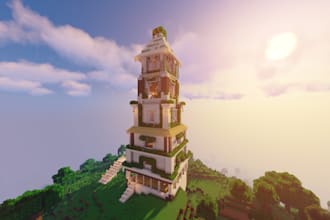 build custom minecraft java buildings for you