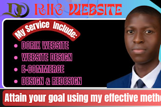 design dorik website, dorik website design and redesign