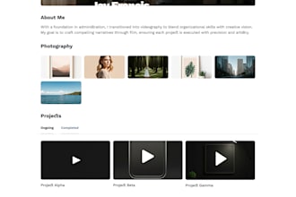 do your personal portfolio