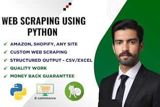 create web scraping bots and reusable ecommerce web scrapers