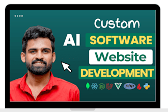 build ai website chatbot business software or full stack ai web app