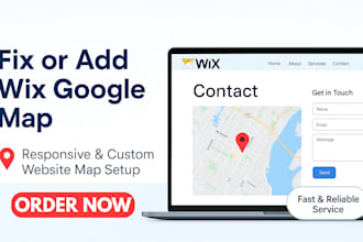 add or fix google map on your wix website for easy navigation and local trust