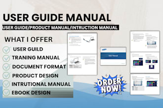 design product user guide manual instruction manual catalogue step by step PDF