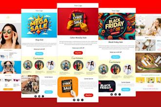 design an responsive email template on mailchimp