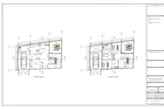 dibujo de planos arquitectónicos o detalles