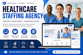 healthcare staffing agency website staffing website recruitment website