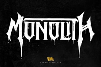 design a modern logo for your metal or rock band