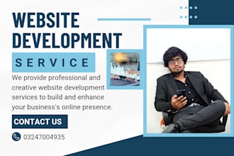 do html and CSS website development for you