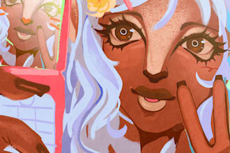 digitally paint your character