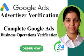 complete google ads business operations verification bov