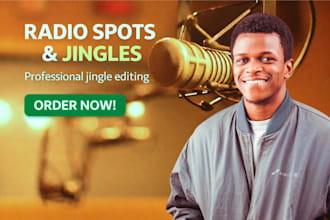 professionally edit your radio spots and jingles