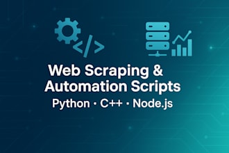 deliver ready scraped data and automation scripts