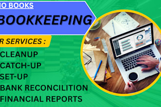 do zoho books bookkeeping, setup, cleanup, and reconciliation