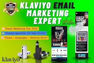 increase your vape store sales with klaviyo email marketing
