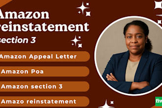 reinstate amazon section 3 violation, write fully customized appeal