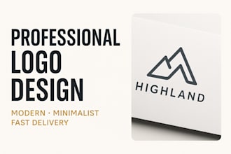build u an modern logo for ur company