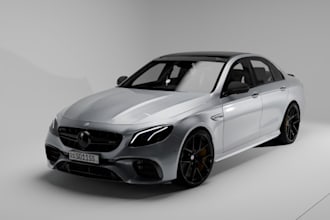 produce a realistic 3d car rendering,realistic vehicle modeling,3d animation,vfx