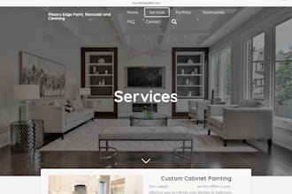 design a custom website with photo gallery for contractors and tradesmen