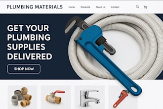 build plumbing material shopify store plumbing supply website plumbing website