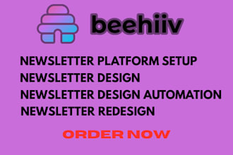 beehiiv newsletter design newsletter campaign automation setup beehiiv