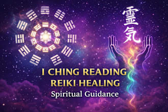 do an I ching oracle reading and reiki guidance