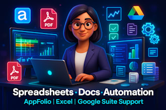 create and manage spreadsheets, documents, and business tasks with precision