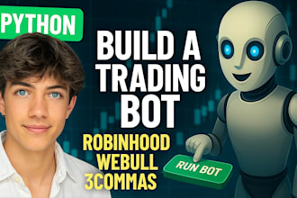 build a custom robinhood,stock trading bot in python