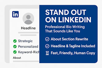 write a standout linkedin bio that sounds like you and attracts opportunities