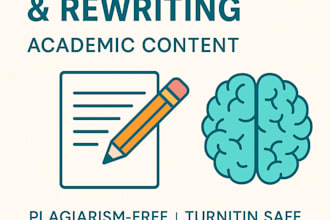 professionally paraphrase and rewrite academic content