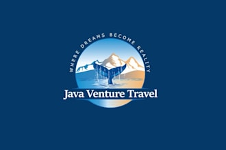 design beautiful whale tale ocean logo