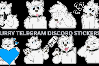 draw nsfw sticker, furry telegram stickers, animated sticker, crypto stickers
