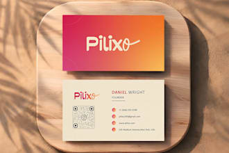 create modern and stylish business cards