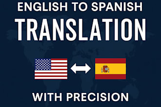 translate english to spanish with precision