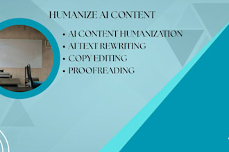 humanize ai content, rewrite, and edit ai generated text