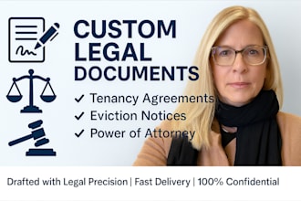 provide legal drafting for tenancy contracts, evictions, and power of attorney