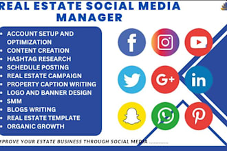 be your creative real estate social media manager