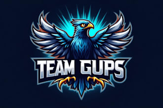 design high quality falcon logo with t shirt in two days