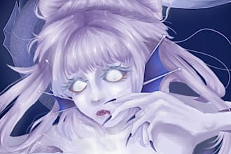 draw digital art of your oc or character full body