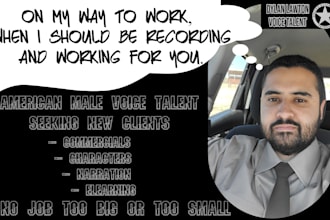 provide professional american male voice to your projects