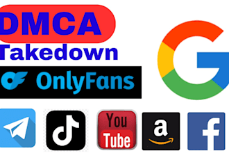 send takedown notice to google,facebook,reddit,amazon,tiktok
