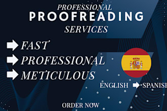 proofread spanish writing spanish traslation