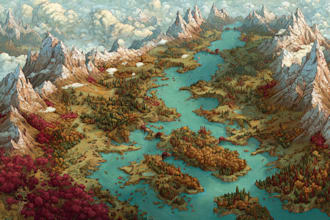 do map illustration map design fantasy map