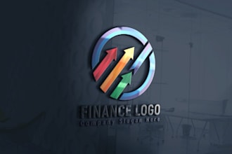 do finance logo design bank, investment, accounting, crypto, fintech
