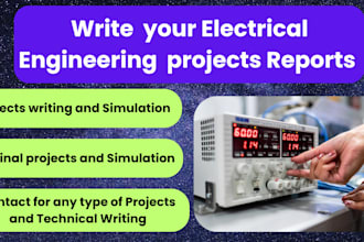 write electrical engineering project reports