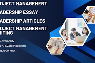 write project management and leadership essay