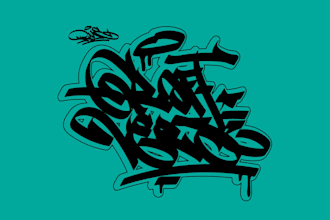 create custom handstyle graffiti tags for your name or brand