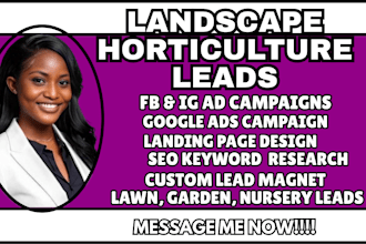 landscaping leads horticulture marketing local business leads lawn care leads