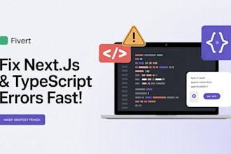 fix nextjs react and typescript errors bugs and build issues