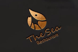 create a modern minimalist logo design copyright